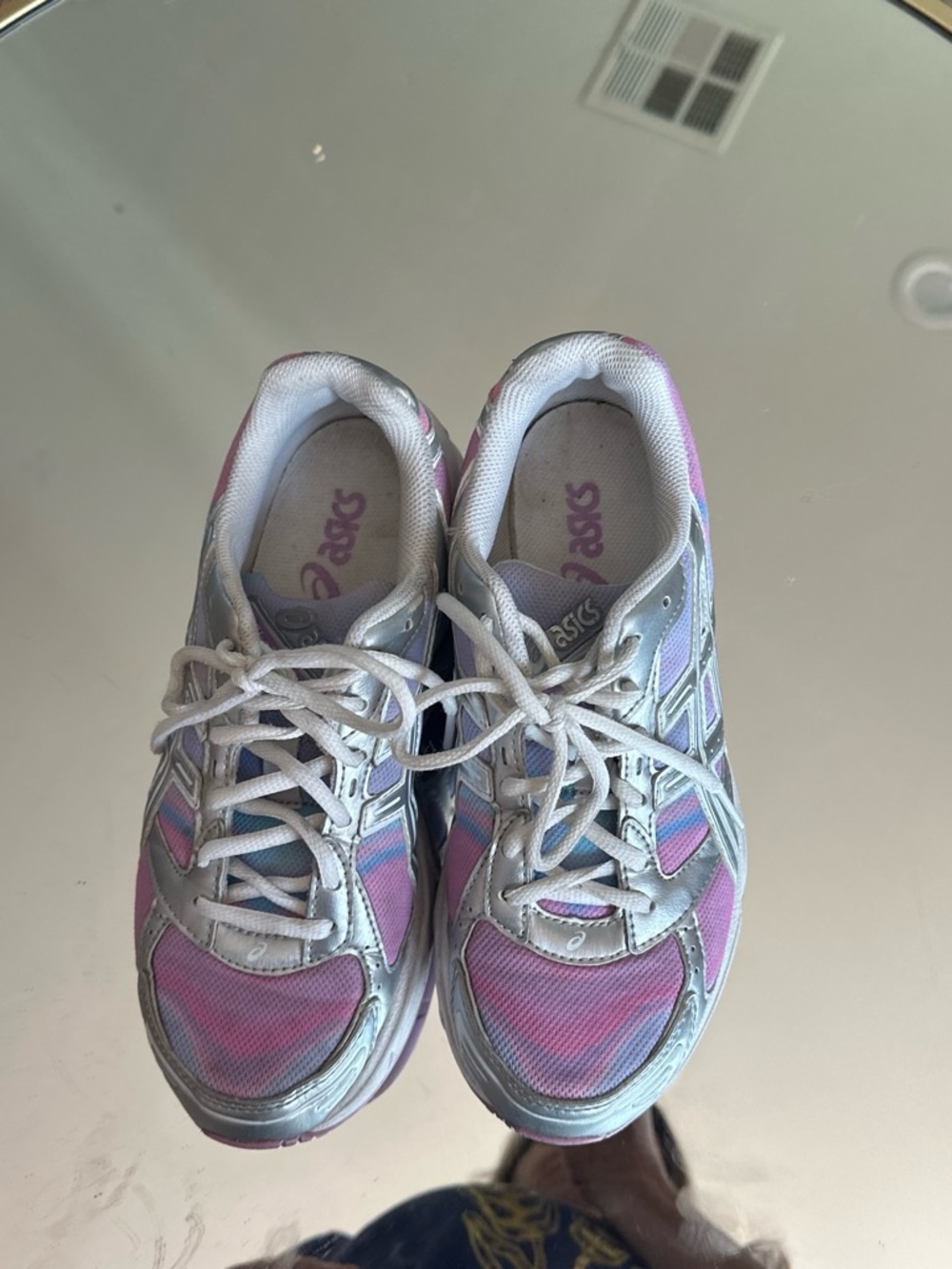 ASICS Women’s Athletic Sneakers - Pink & Silver - Picture 3 of 6